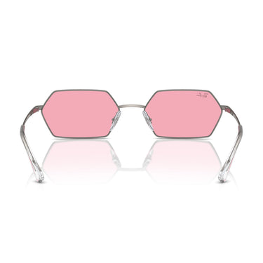 Ray-Ban Occhiali da Sole RB3728 004/84 Yevi Colore Argento/Rosa Unisex 4