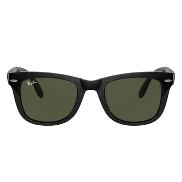 Ray-Ban Sunglasses RB4105 601 Wayfarer Folding Black/Green G-15 Unisex