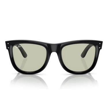 Ray-Ban Occhiali da Sole RBR0502S 6677/2 Wayfarer Reverse Nero/Verde Chiaro Unisex