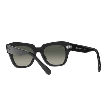 Ray-Ban Occhiali da Sole RB2186 901/71 State Street Nero/Grigio Sfumato Unisex4