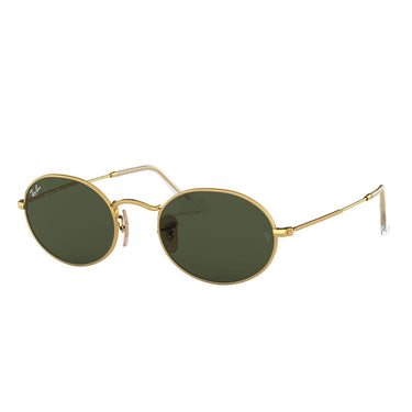 Ray-Ban Gafas de Sol RB3547 001/31 Oval Oro/Verde G-15 Unisex lateral