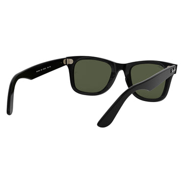 Ray-Ban Occhiali da Sole RB4340 601 Wayfarer Ease Nero-Verde G-15 Unisex6