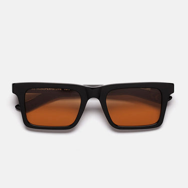RetroSuperFuture Occhiali da Sole 1968 Refined 18E Nero Arancione Unisex