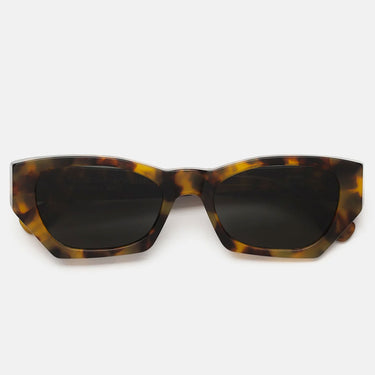 RetroSuperFuture Lunettes de Soleil Amata Spotted Havana 0B0 Marron/Gris Foncé Unisexe