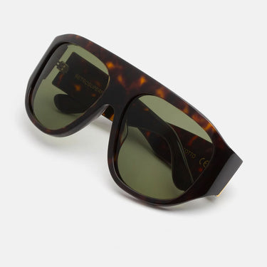 RetroSuperFuture Occhiali da Sole Biscotto Havana P9F Marrone/Verde Unisex 3