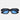 RetroSuperFuture Occhiali da Sole Caro Azure F0E Nero/Azzurro Unisex