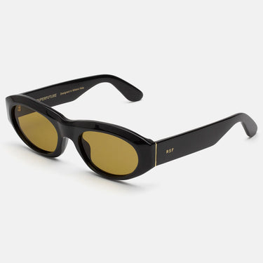 RetroSuperFuture Occhiali da Sole Cinema Vintage Brown QRV Nero/Giallo Unisex 2