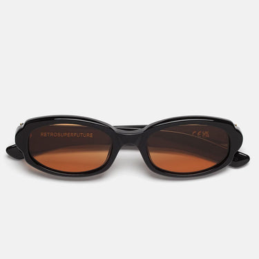 RetroSuperFuture Occhiali da Sole Esatto Refined OH9 Nero Arancione Unisex