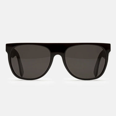 RetroSuperFuture Lunettes de Soleil Flat Top Noir FZQ Noir/Noir Unisexe