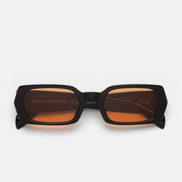 RetroSuperFuture Occhiali da Sole L'Altro Refined EBQ Nero Arancione Unisex