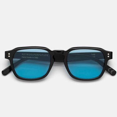 RetroSuperFuture Occhiali da Sole Luce Black Azure EJH Nero/Azzurro Unisex