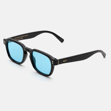 RetroSuperFuture Occhiali da Sole Luce Black Azure EJH Nero/Azzurro Unisex