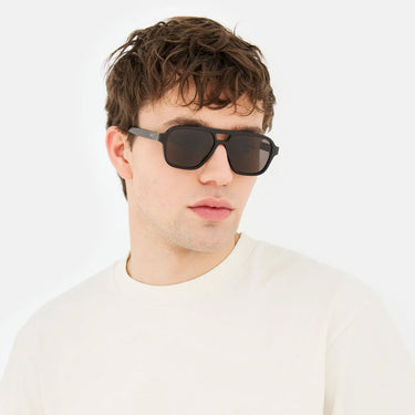 RetroSuperFuture Occhiali da Sole Maneval Black PEZ Nero/Nero Unisex 5