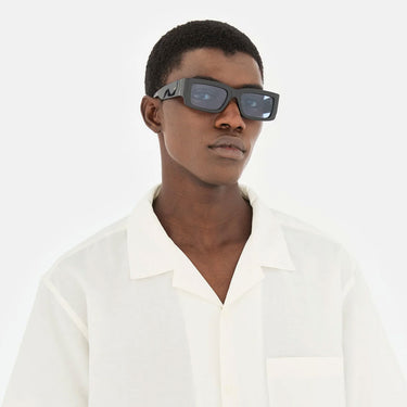 RetroSuperFuture Occhiali da Sole Notte Azure ONS Nero/Azzurro Unisex 5