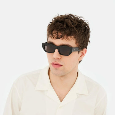 RetroSuperFuture Sonnenbrille Ra Black 6ES Schwarz/Schwarz Unisex 2