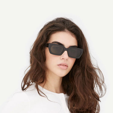 RetroSuperFuture Sonnenbrille Teddy Black H5N Schwarz/Schwarz Unisex 4