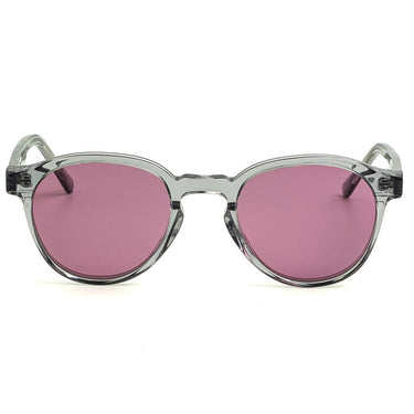 RetroSuperFuture Occhiali da Sole The Warhol Silver Pink ZPG Grigio Trasparente/Viola Unisex