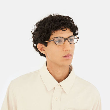 RetroSuperFuture Occhiali da Vista Numero 04 Burnt Havana QNC Marrone Trasparente Unisex 5