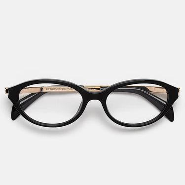 RetroSuperFuture Occhiali da Vista Numero 155 Nero & Oro 6YW Oro Nero/Trasparente Unisex