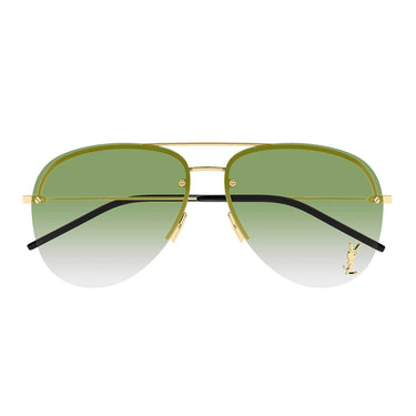 Saint Laurent Occhiali da Sole SL 11 M Classic 010 Oro/Verde Donna