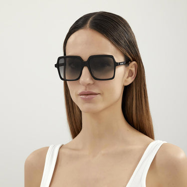 Saint Laurent Occhiali da Sole SL 174 001 Nero Grigio Sfumato Donna 1