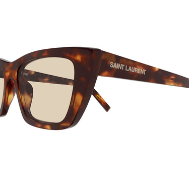 Saint Laurent Lunettes de Soleil SL 276 MICA 064 New Wave Marron/Marron Femme