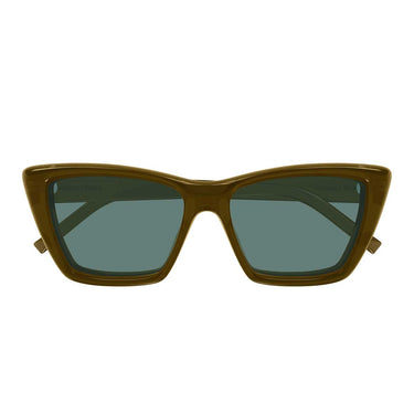 Saint Laurent Occhiali da Sole SL 276 MICA PLUMP 003 Marrone/Verde Donna