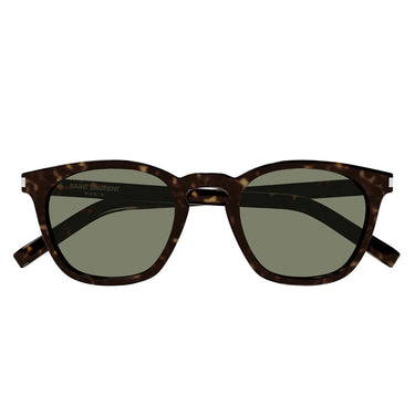 Saint Laurent Lunettes de Soleil SL 28 049 Havana/Vert Unisexe