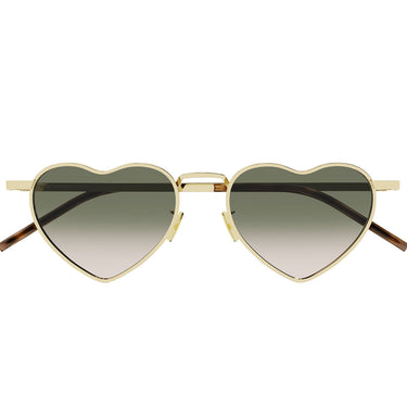 Saint Laurent Okulary Przeciwsłoneczne SL 301 LOULOU 011 Lou Lou Złoto/Zielony Gradient Unisex