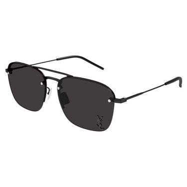 Saint Laurent Occhiali da Sole SL 309 M 001 Nero Opaco-Nero Unisex 1