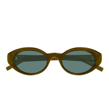 Saint Laurent Occhiali da Sole SL 567 PLUMP 003 Marrone/Verde Donna
