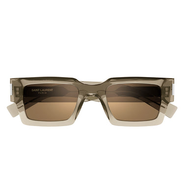 Saint Laurent Okulary Przeciwsłoneczne SL 572 006 Żółty Brązowy Unisex