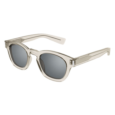 Saint Laurent Occhiali da Sole SL 746 004 Beige/Argento Unisex 1