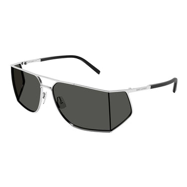 Saint Laurent Occhiali da Sole SL 750 002 Argento/Grigio Uomo 2