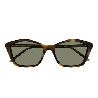 Saint Laurent Okulary Przeciwsłoneczne SL 775 003 Havana/Zielone Damskie