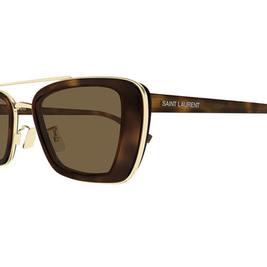 Saint Laurent Occhiali da Sole SL 825 002 Marrone Marrone Unisex 3