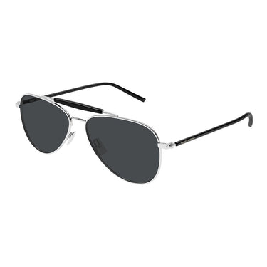 Saint Laurent Occhiali da Sole SL 864 002 Argento/Grigio Unisex 1