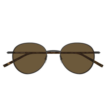 Saint Laurent Occhiali da Sole SL 865 004 Rutenio Marrone Marrone Unisex