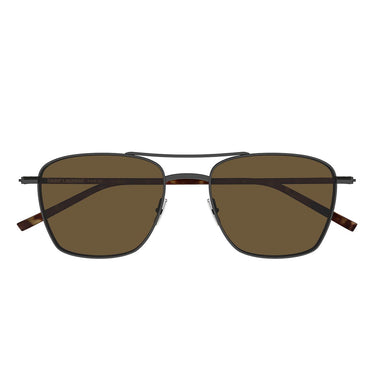 Saint Laurent Occhiali da Sole SL 866 004 Rutenio Marrone Marrone Unisex