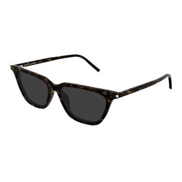 Saint Laurent Occhiali da Sole SL 889 SULPICE THIN 002 Marrone Grigio Scuro Donna 2