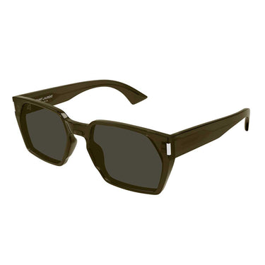 Saint Laurent Occhiali da Sole SL 894 004 Marrone Fango/Grigio Unisex 1
