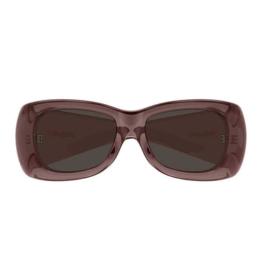 Saint Laurent Occhiali da Sole SL 901 HOWL 016 Rosso/Marrone Unisex