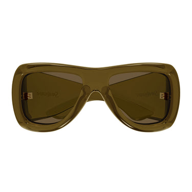 Saint Laurent Occhiali da Sole SL 902 HOWL 004 Marrone Marrone Unisex