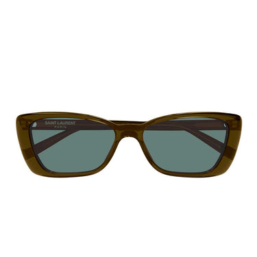 Saint Laurent Occhiali da Sole SL 943 005 Marrone/Verde Donna