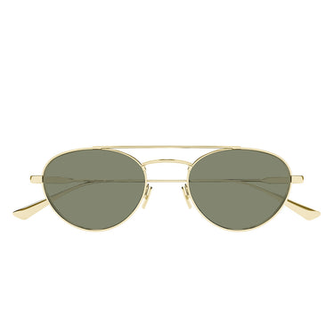 Saint Laurent Sonnenbrille SL 97 004 Gold/Grün Unisex