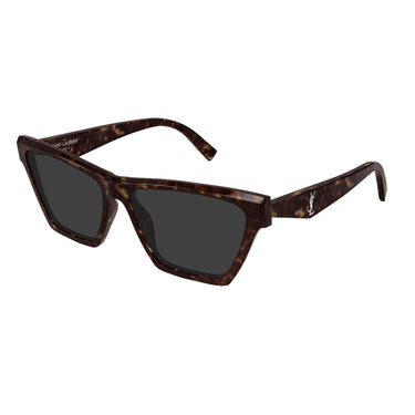 Saint Laurent Sonnenbrille SL M103 006 Havana/Grau Damen 2