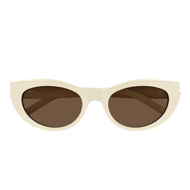 Saint Laurent Occhiali da Sole SL M115 004 Avorio/Marrone Donna