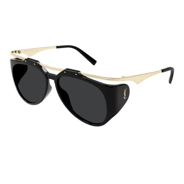 Saint Laurent Occhiali da Sole SL M137/F AMELIA 001 Oro/Nero Donna