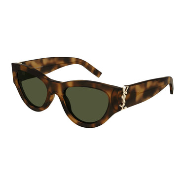 Saint Laurent Okulary Przeciwsłoneczne SL M94 003 Havana/Verde Damskie 1