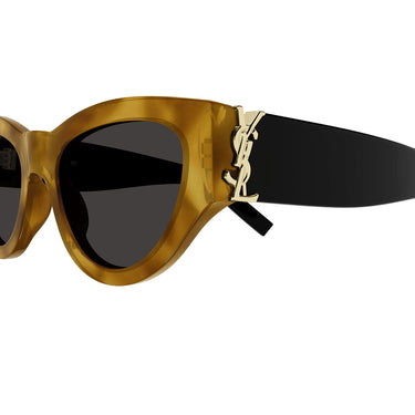 Saint Laurent Occhiali da Sole SL M94 007 Marrone Nero Nero Donna 3